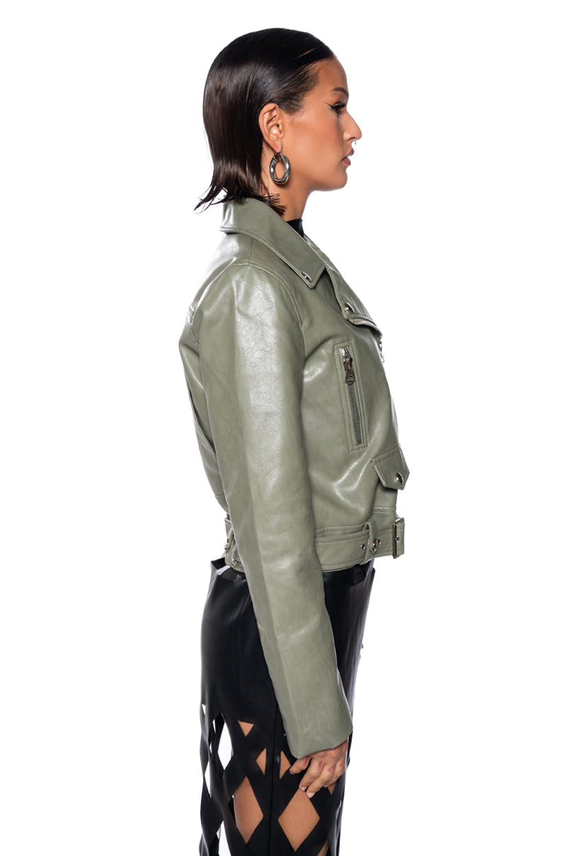 Detail View Spring Forward Moto Jacket