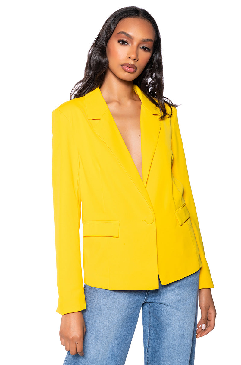 Front View Spring Forward Relaxed Fit Blazer