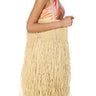 Front View St Bartz Shaggy Straw Tote Bag