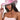 Front View Stallion Western Embellished Cowboy Hat In Pink