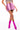 Front View Star Chasing Mini Skirt In Pink