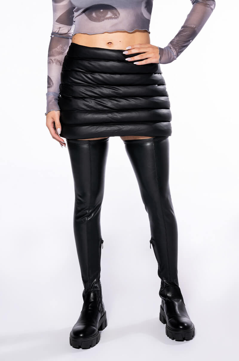 Front View Star Chasing Mini Skirt