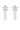 Side View Star Power Embellished Fringe Statement Earrings