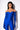 Full View Star Stretch Its Giving Model Material Gloved Bodysuit In Royal Blue