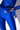 Extra View Star Stretch Its Giving Model Material Gloved Bodysuit In Royal Blue