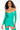 Front View Star Stretch Long Sleeve Ruched Mini Dress