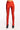 Full View Star Stretch Ruched Ankle Leggings In Rust