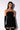 Extra View Star Stretch Ruched Strapless Mini Dress With Long Gloves In Black