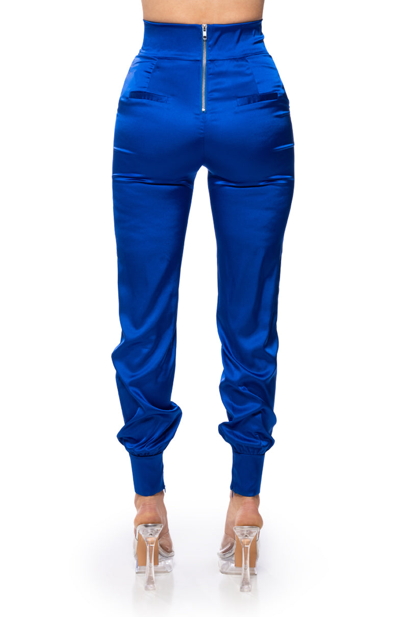 Full View Stars In The Sky Satin Pants