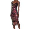 Front View Start A Show Sequin Midi Dress