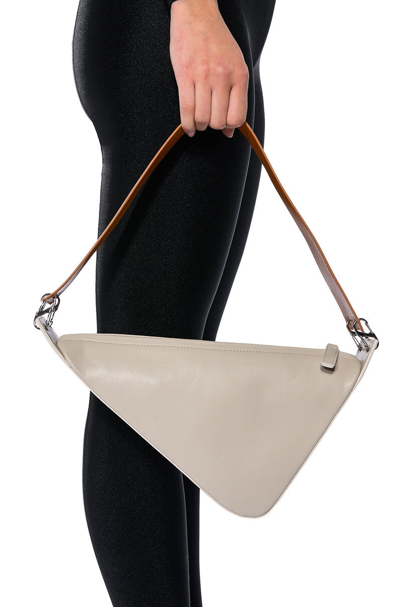 Front View Status Quo Two Tone Shoulder Bag 0
