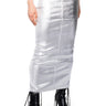 Front View Stellar Metallic Maxi Skirt