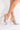 Side View Stiletto Mule Sandal In White