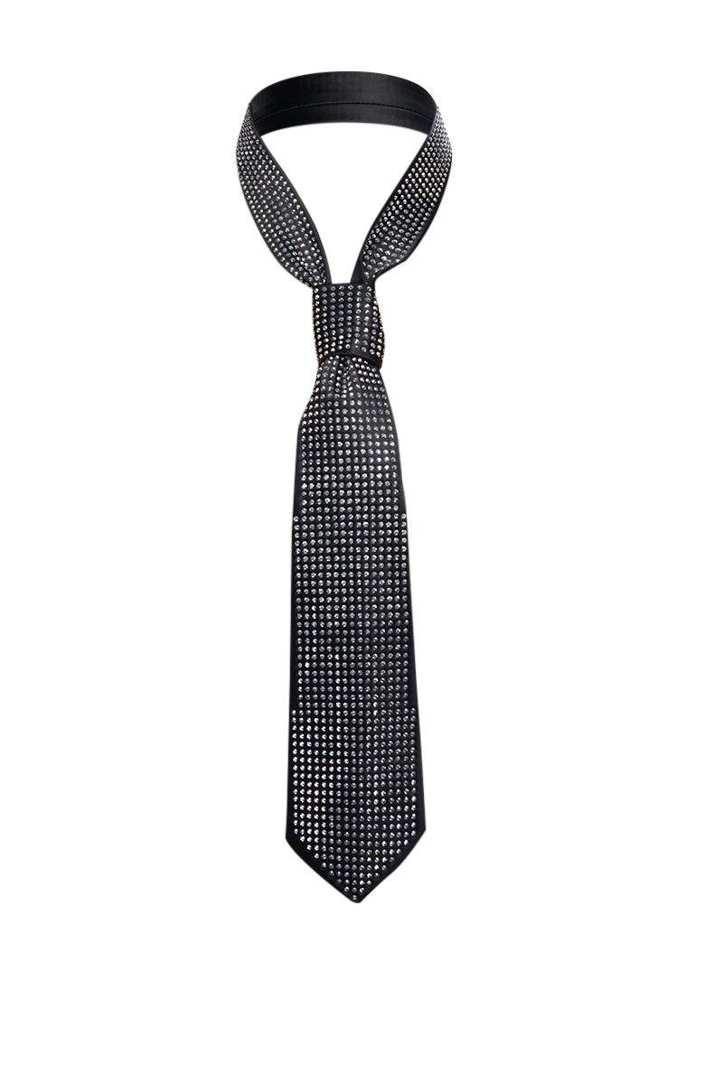 Back View Straight Off The Runway Bling Tie