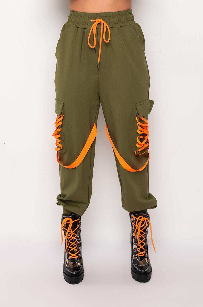 Back View Strap Strap Colorblock Jogger view 3