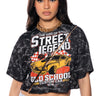 Front View Street Legend Cropped T Shirt