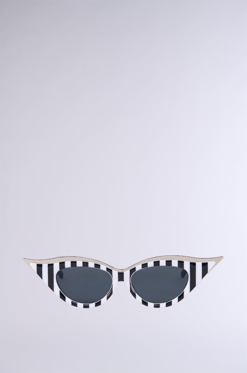 Back View Stripe Me Out Glasses