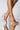 Front View Stroll Down Memory Lane Chunky Heeled Sandal in Nude Patent