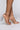 Side View Stroll Down Memory Lane Chunky Heeled Sandal in Nude Patent