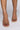 Back View Stroll Down Memory Lane Chunky Heeled Sandal in Nude Patent