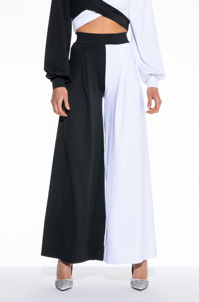 Front View Strut About Colorblock Palazzo Pant view 1