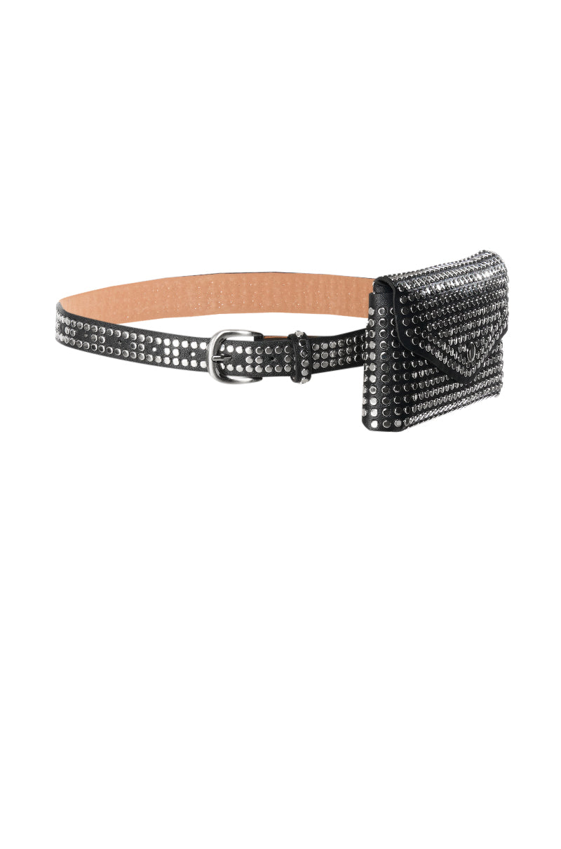 Side View Studded Fanny Pack Belt 1