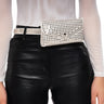 Front View Studded Fanny Pack Belt