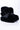 Detail View Stupid Love Furry Wedge Boot in Black