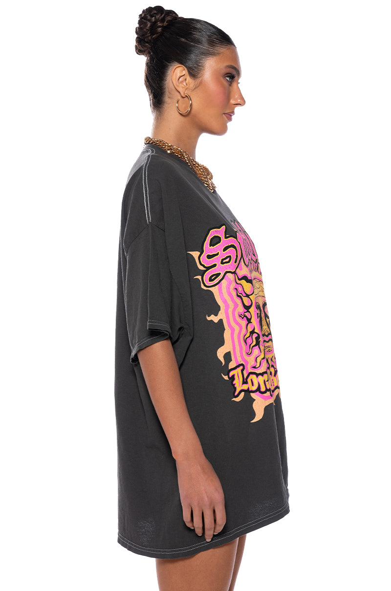 Back View Sublime Oversized Band Tee