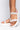 Front View Sugar And Spice Embellished Two Strap Flatform Sandals in Hologram