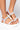 Side View Sugar And Spice Embellished Two Strap Flatform Sandals in Hologram