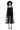 Side View Sugar Plum Dreams Ruffle Maxi Dress In Black