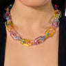 Front View Sugar Rush Acrylic Chain Necklace