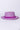 Back View Summer Criminal Chain Purple Straw Hat