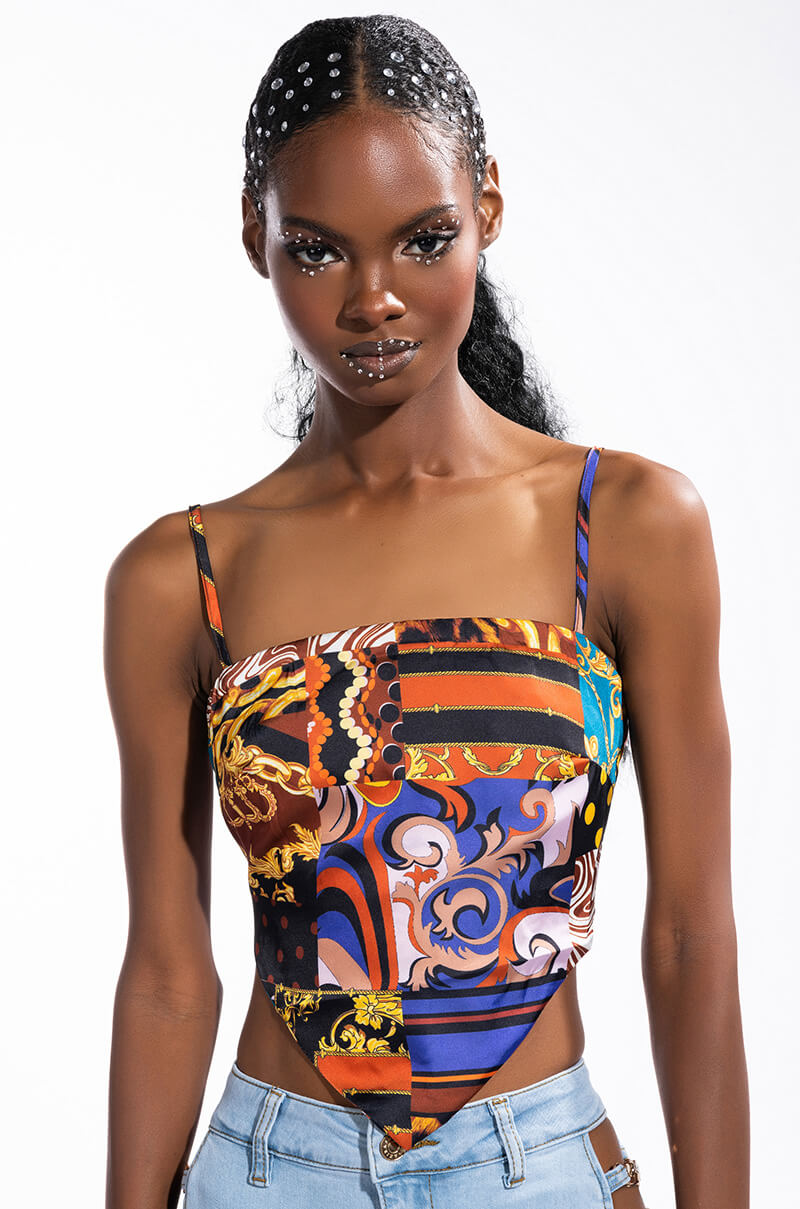 ZOE SCARF TIE BACK BLOUSE view 0