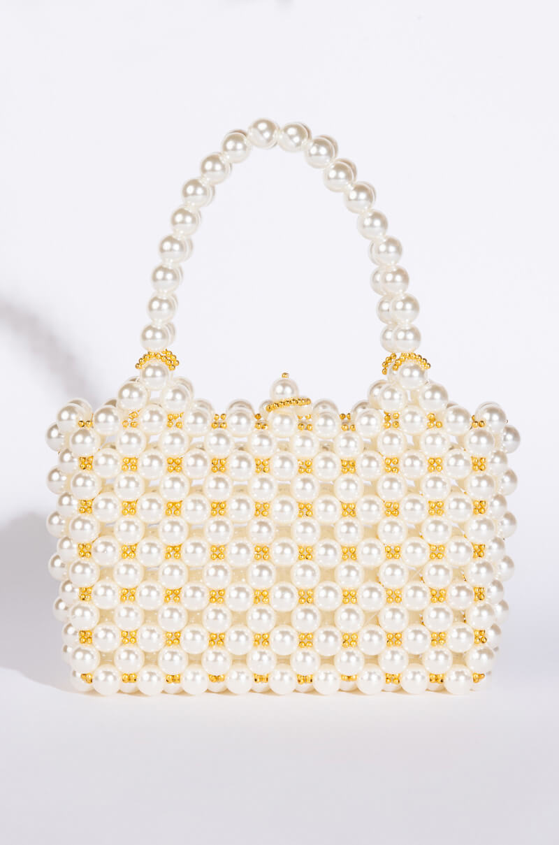 Side View Summer Lovers Pearl Bag