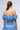 Detail View Summer Loving Off The Shoulder Ruffle Crop Blouse In Blue