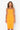 Front View Summer Nights Corset Midi Dress in Orange