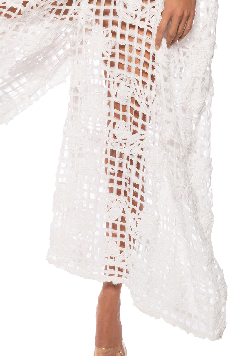 Full View Sunny Skies Oversized Floral Grid Jumpsuit