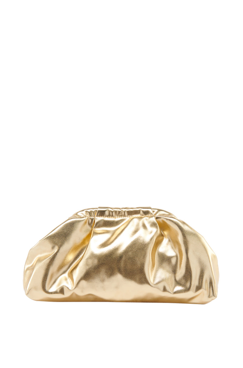Side View Sunrise Metallic Clutch 0