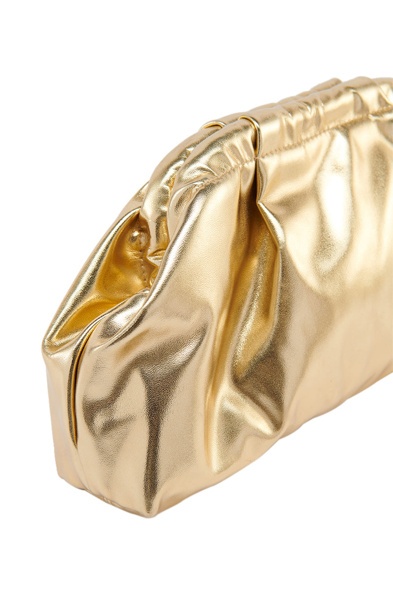 Detail View Sunrise Metallic Clutch 2