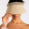 Front View Suns Out Rhinestone Sun Visor