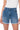 Extra View Sunset Sky Embroidered Bermuda Jean Shorts