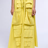 Front View Sunshine Boulevard Cargo Pocket Maxi Skirt