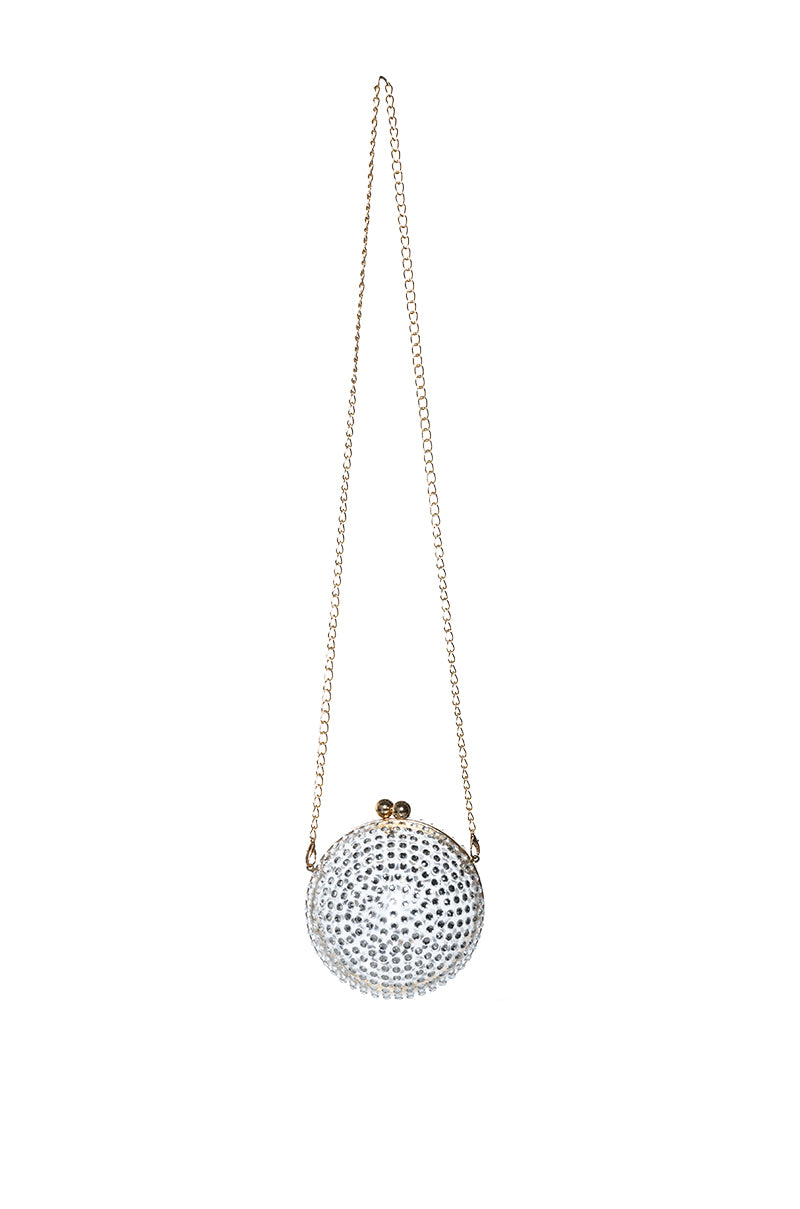Side View Supernova Embellished Clutch