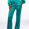 Front View Supersonic Satin Wide Leg Jogger