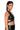 Side View Superstar Status Faux Leather Wrap Front Crop Top