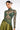 Front View Survivor Mesh Camo Bra And Long Sleeve Top Set