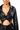 Extra View Suspender Cut Out Pleather Blazer