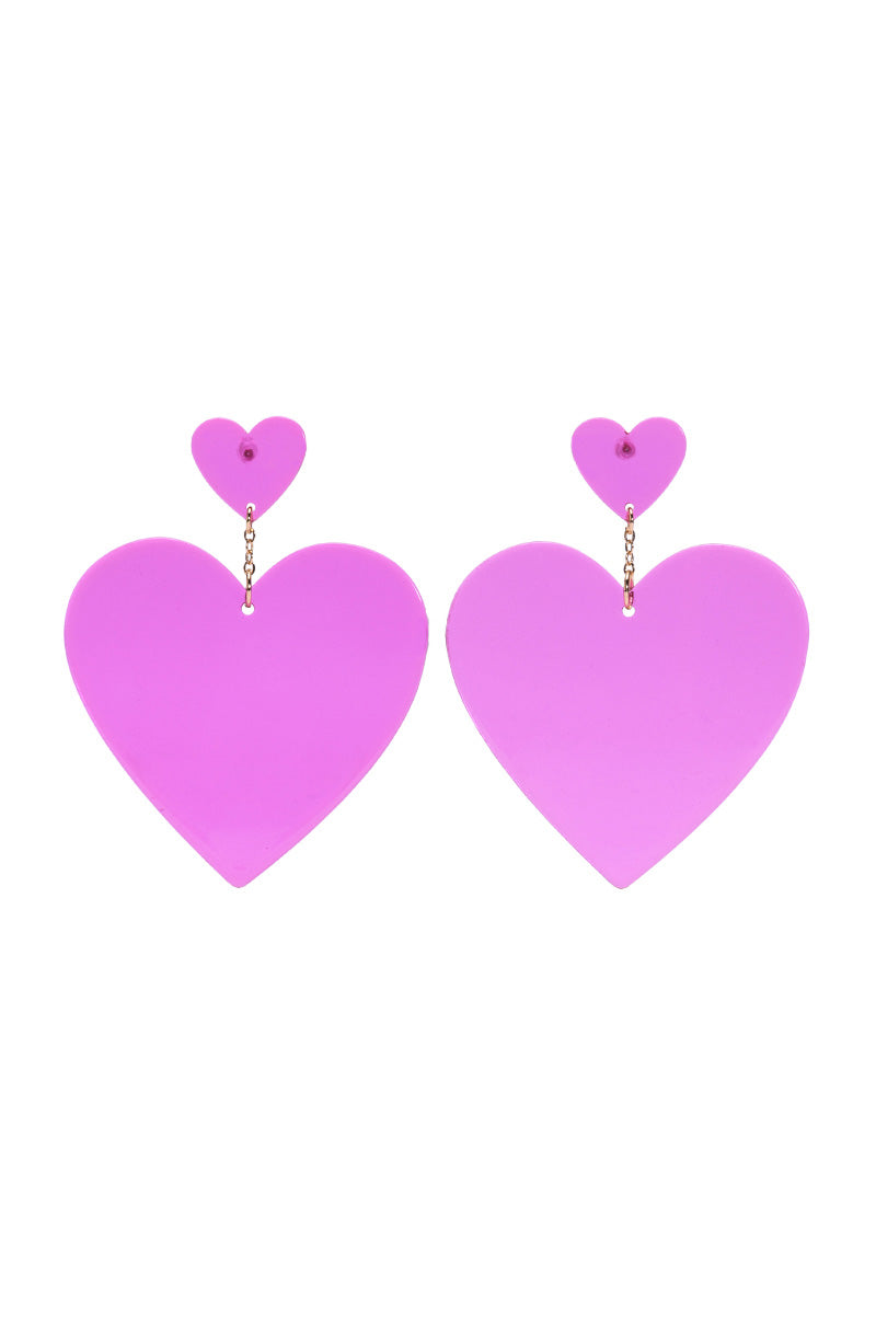 Back View Sweet Like Sugar Statement Drop Earrings